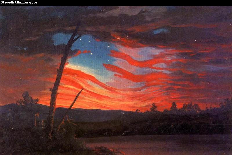 Frederic Edwin Church Our Banner in the Sky